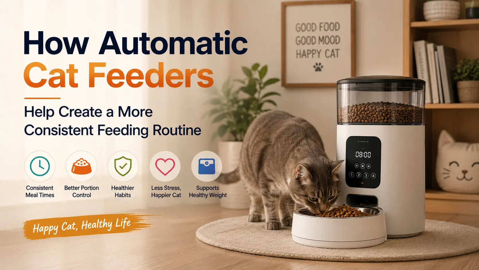 How Automatic Cat Feeders Help You Keep a Consistent Feeding Schedule