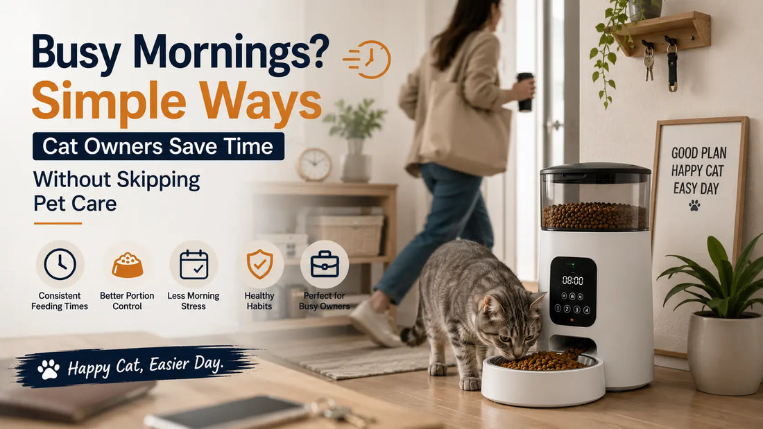 Busy Mornings and Cat Care: What Actually Works for Working Cat Owners
