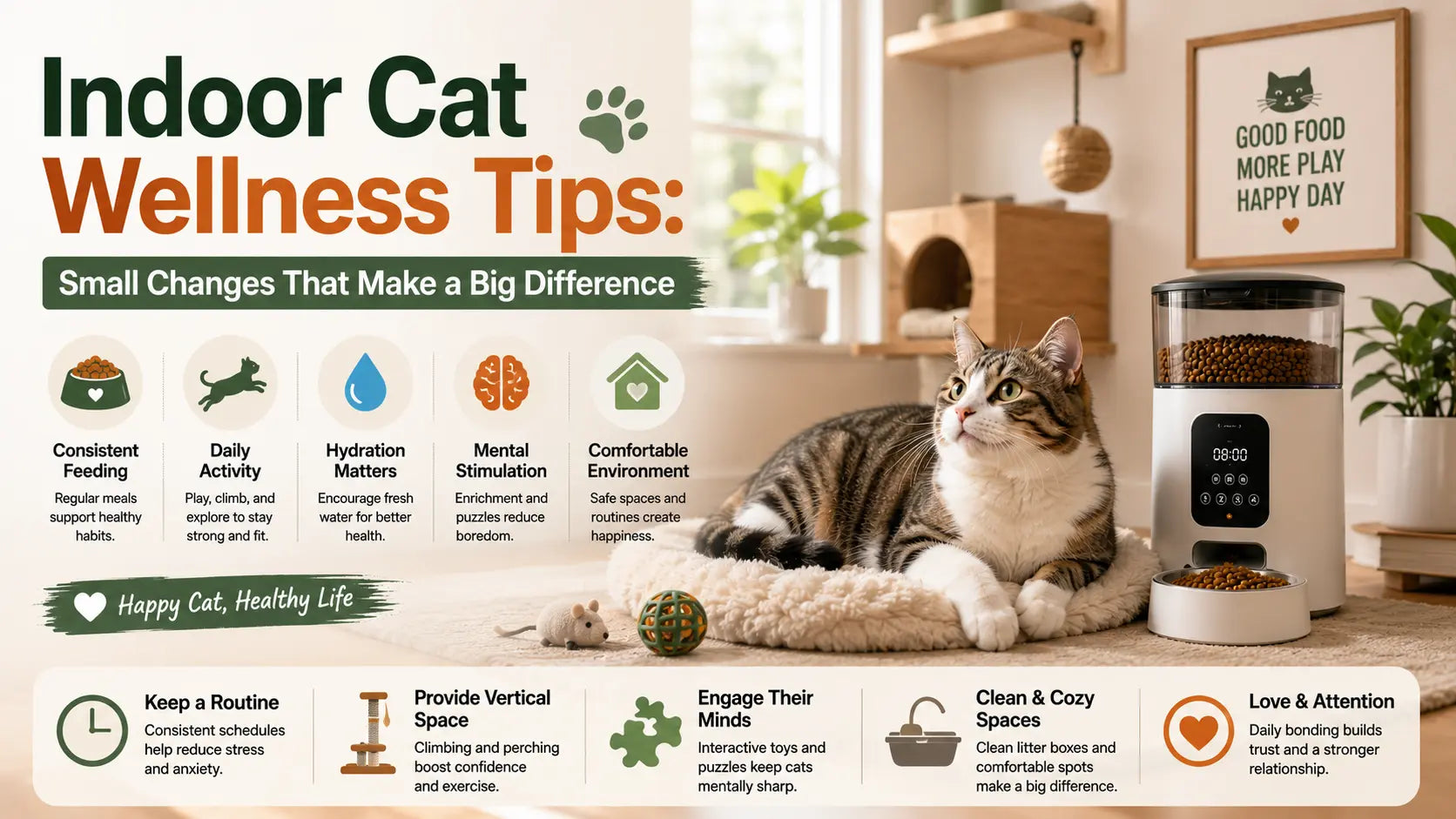 Indoor Cat Wellness: Practical Habits That Make a Real Difference