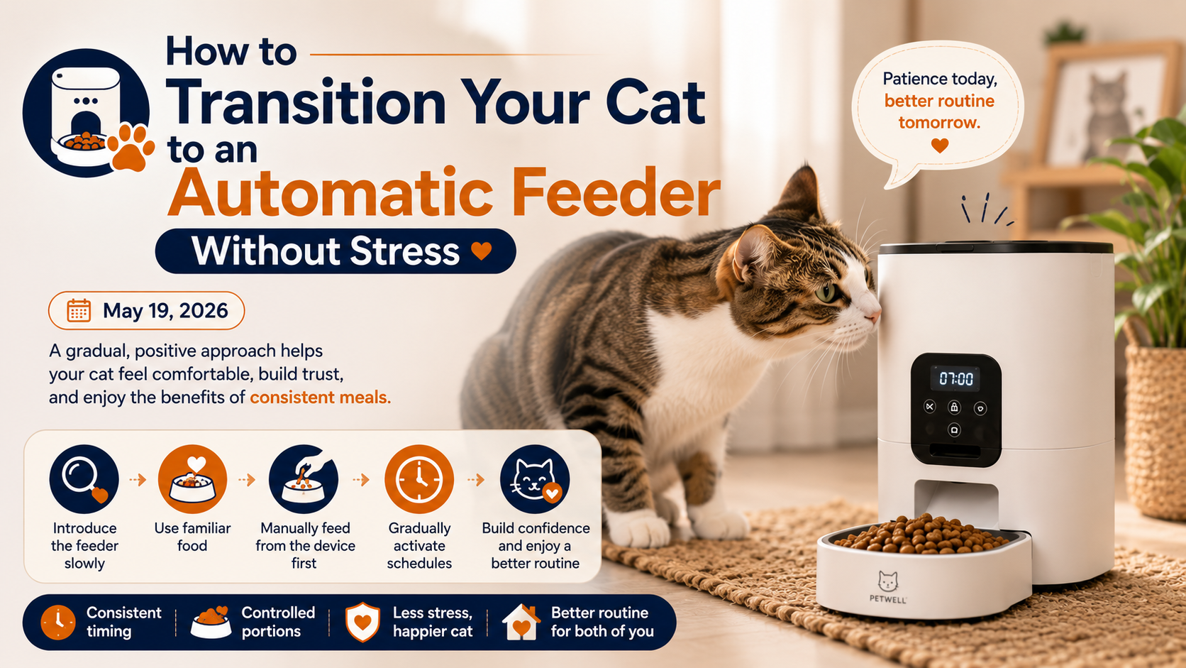 How to Transition Your Cat to an Automatic Feeder Without Stress