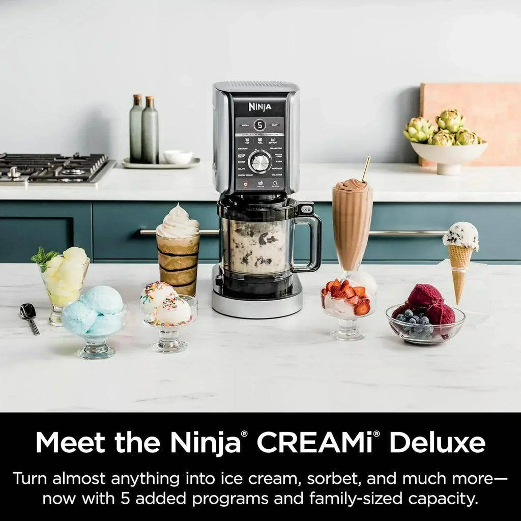 Ninja NC301 CREAMi Ice Cream Maker for Gelato Mix-ins Milkshakes Sorbet Smoothie Bowls More wourant