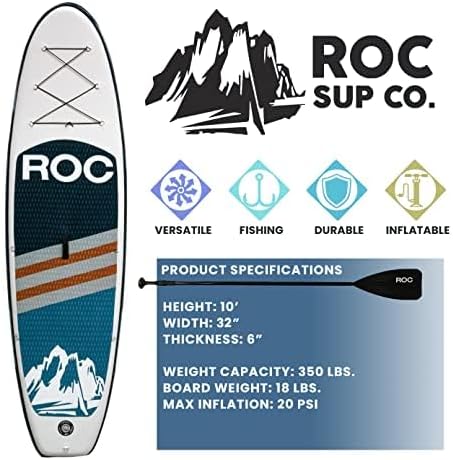 ROC inflatable stand-up paddle board high-quality SUP paddle board accessories wourant