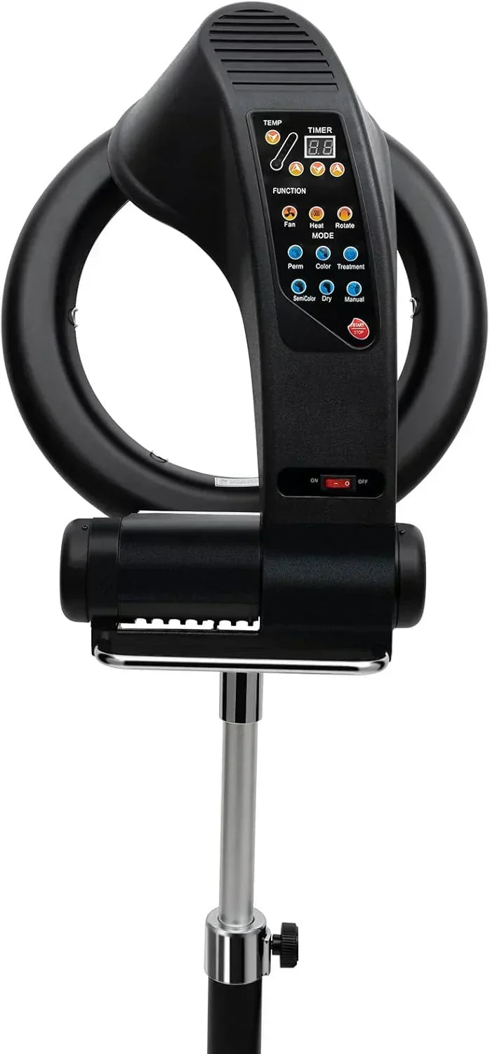 Hair Dryer 1200W Hair Salon Color Processor Dryer with Infrared Technology 360 Efficient Heating wourant
