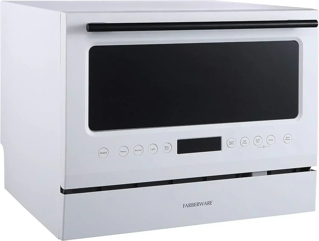 Farberware Compact 6-Station Dishwasher Portable Mini Countertop Dishwasher wourant