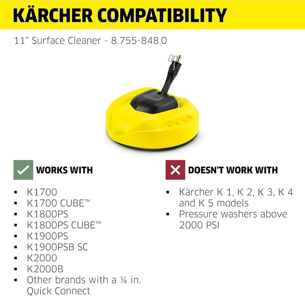 Kärcher Pressure Washer K1700 3 nozzles detergent box wourant