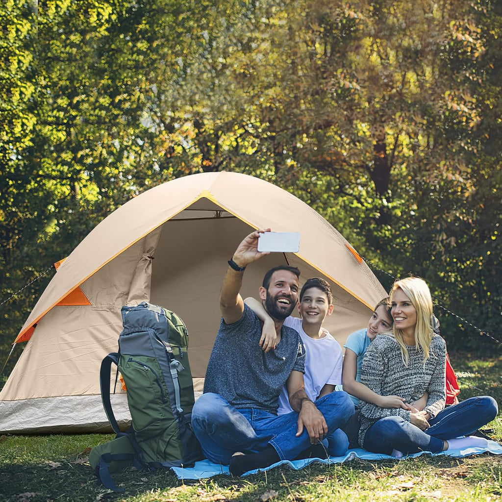 Camping Tent 2/3/4/6 Person Dome Tent Portable Camping Tent Outdoor and Backpacking Beach wourant