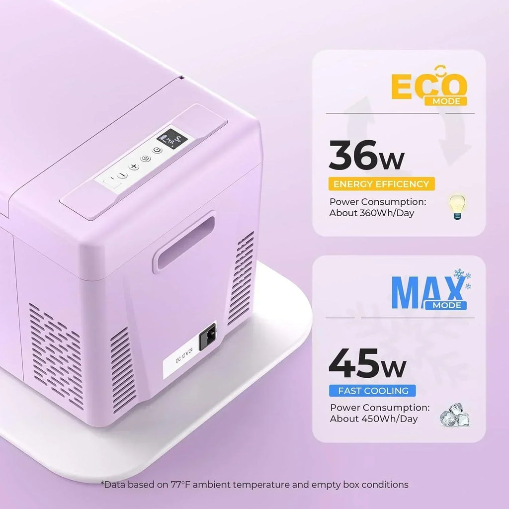 BougeRV 12 Volt Refrigerator 12V Car Fridge 23 Quart Portable Freezer Compressor Cooler wourant