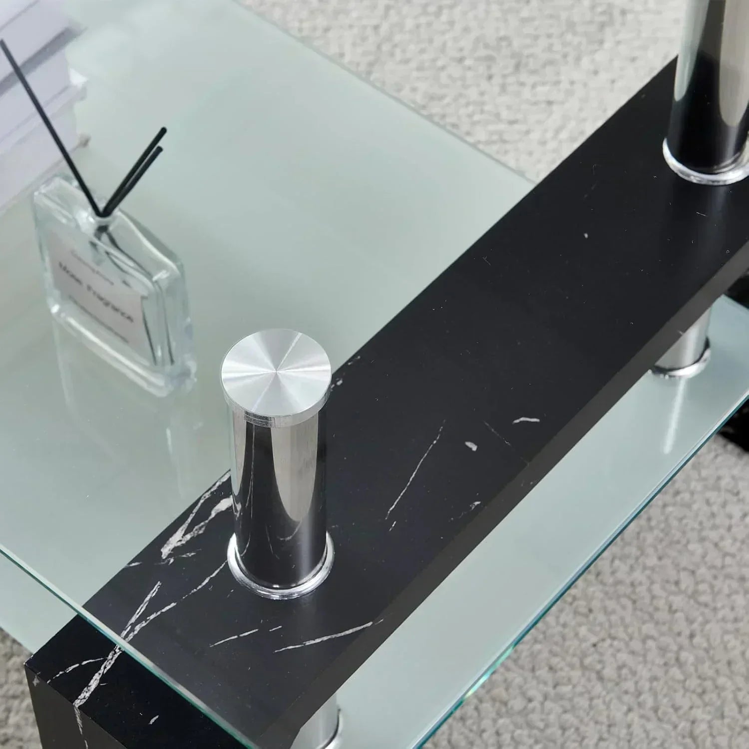 Living Room Rectangle Coffee Table Tea Table Suitable for Waiting Room Modern Side Coffee Table wourant