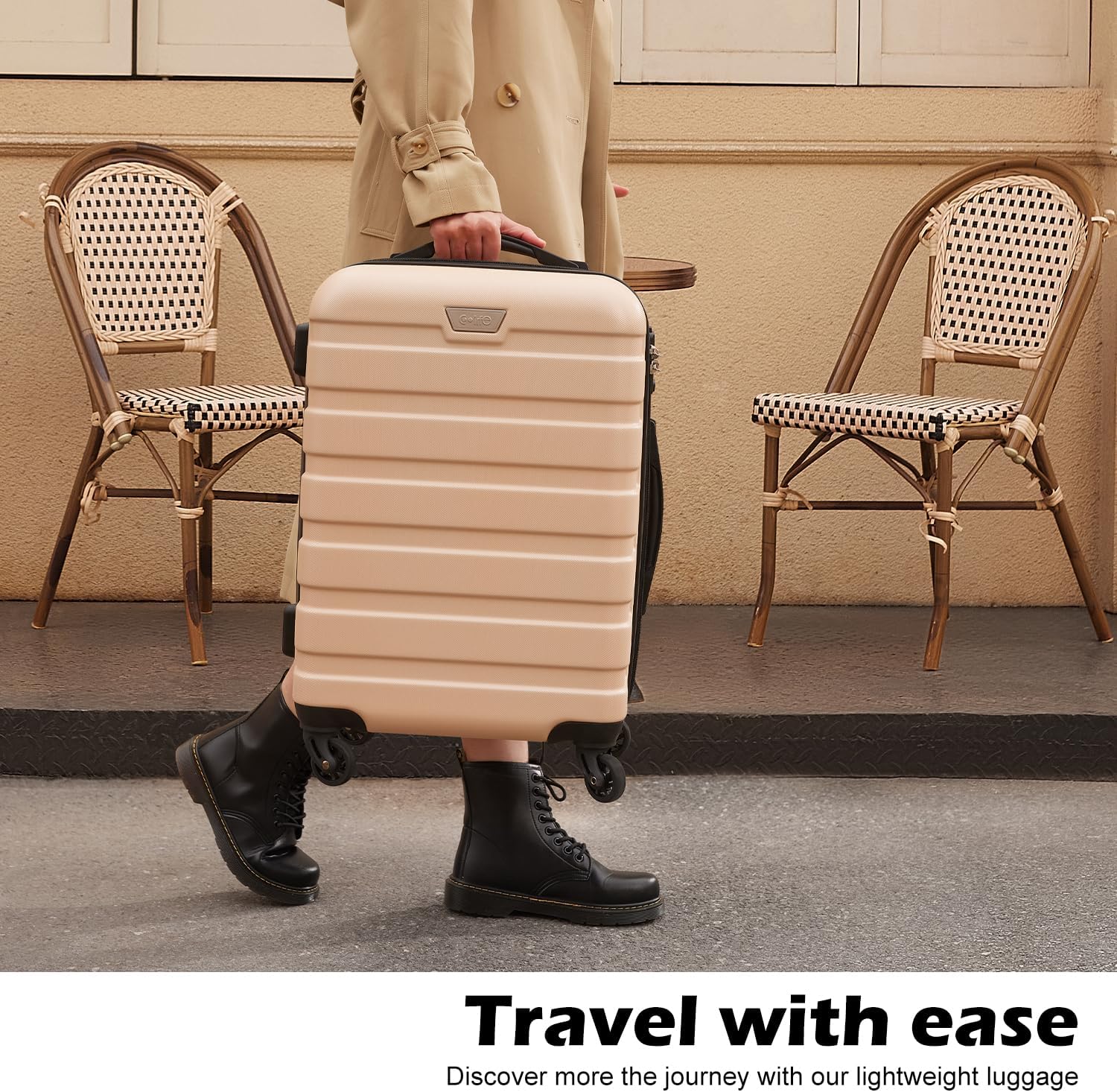 Coolife Luggage 3 Piece Set Suitcase Spinner Hardshell Lightweight TSA Lock wourant