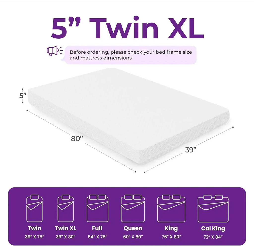 GAESTE 8-inch Fully Cooling Gel Memory Foam Mattress Mattress-in-a-Box wourant