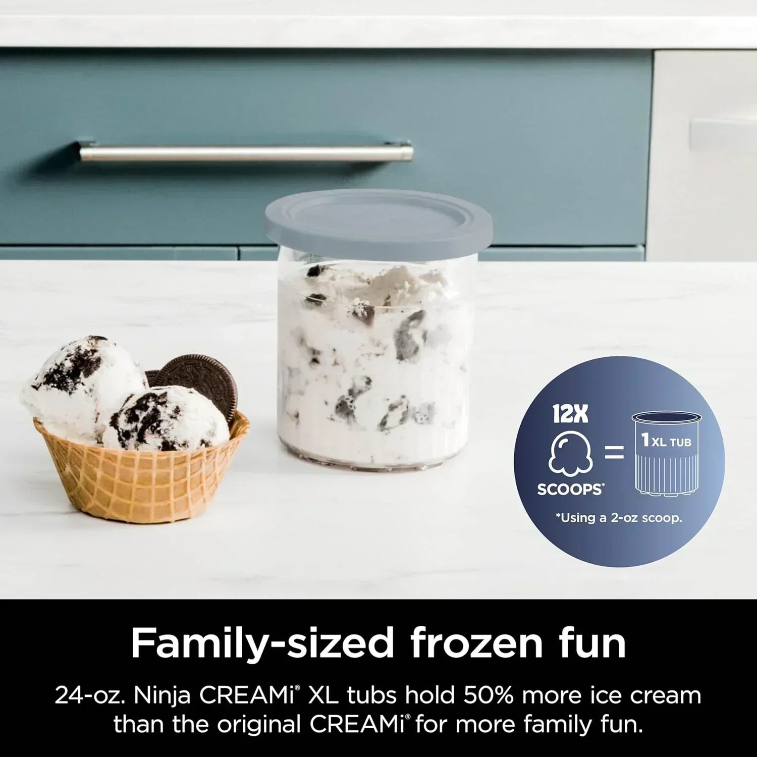 Ninja NC301 CREAMi Ice Cream Maker for Gelato Mix-ins Milkshakes Sorbet Smoothie Bowls More wourant