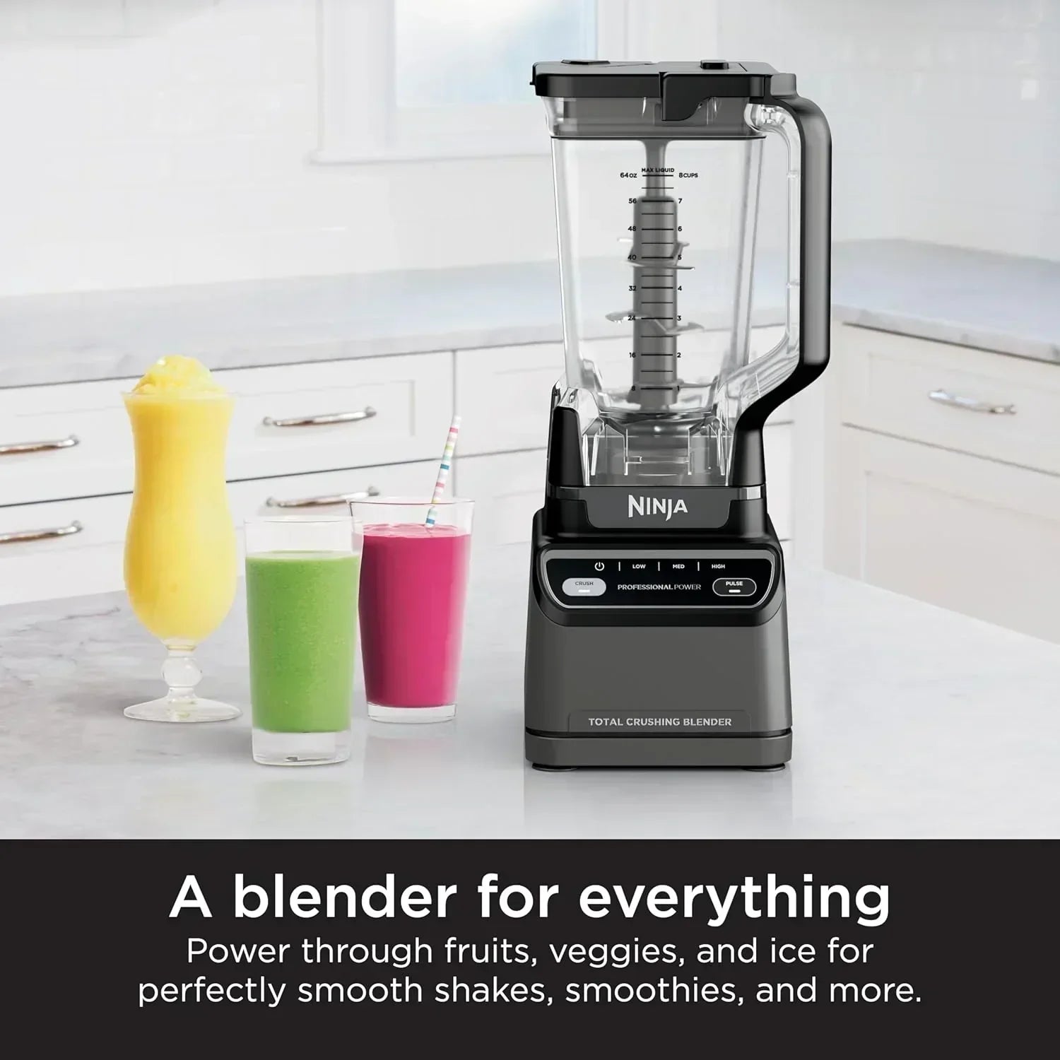 Ninja BL610 Professional 72 Oz Countertop Blender 1000-Watt Base Total Crushing Technology wourant