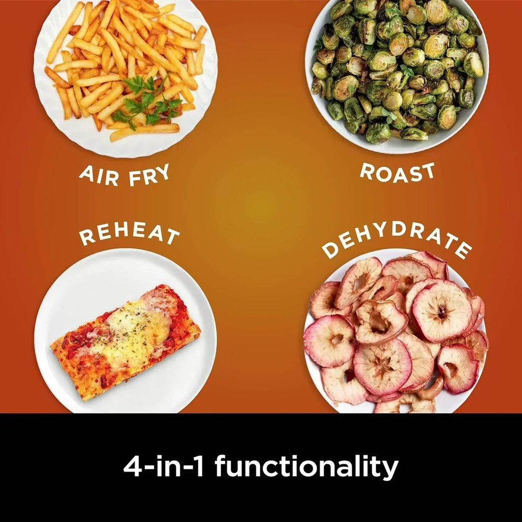 Ninja Air Fryer Pro 5-quart 4-in-1 air fryer that air fries bakes reheats and dehydrates wourant