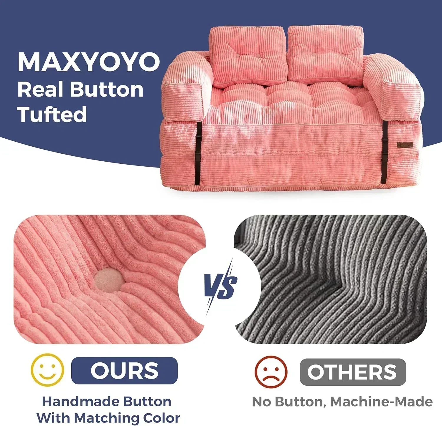 Folding Sofa Bed L-Shaped Convertible Sofa Bed with Armrests and Pillows wourant