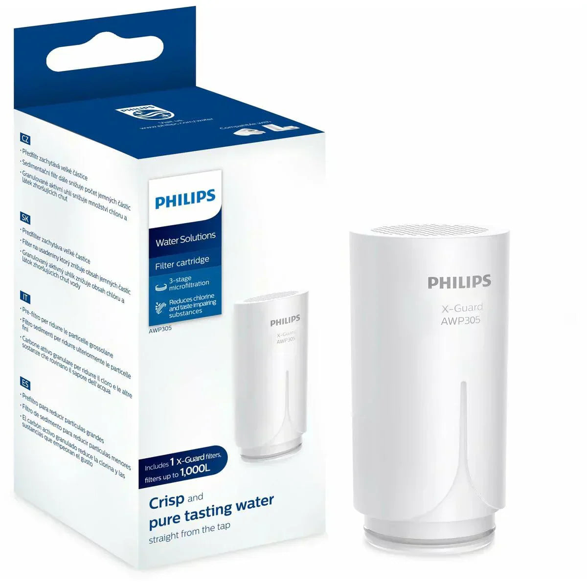 Reverse osmosis water filter countertop Philips 5-inch water filtration system purifier wourant