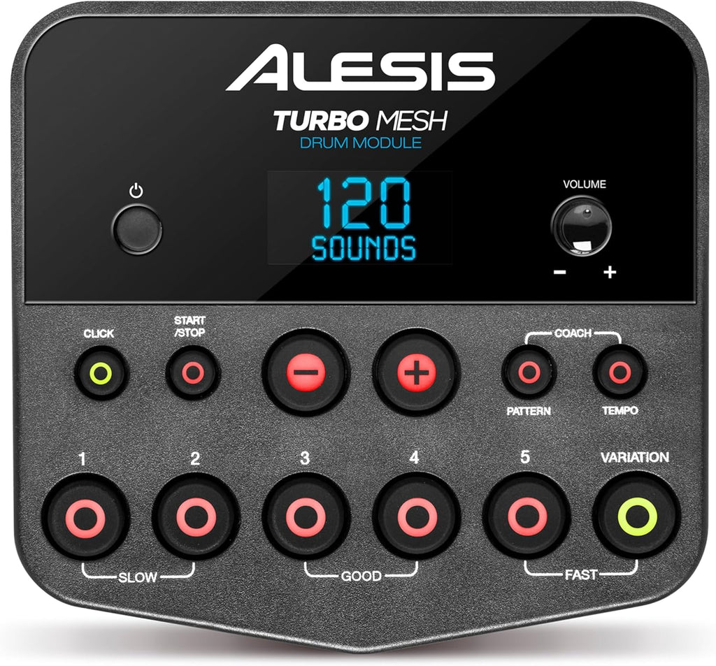 Alesis Turbo Mesh Kit - Electric Drum Set with Over 100 Sounds Mesh Drum Pad wourant