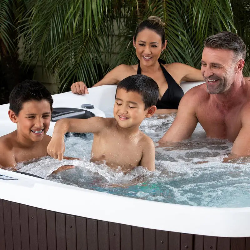 Lifesmart Spas Leganza 6 Person 90 Jet Rectangular Hot Tub with Ozonator wourant