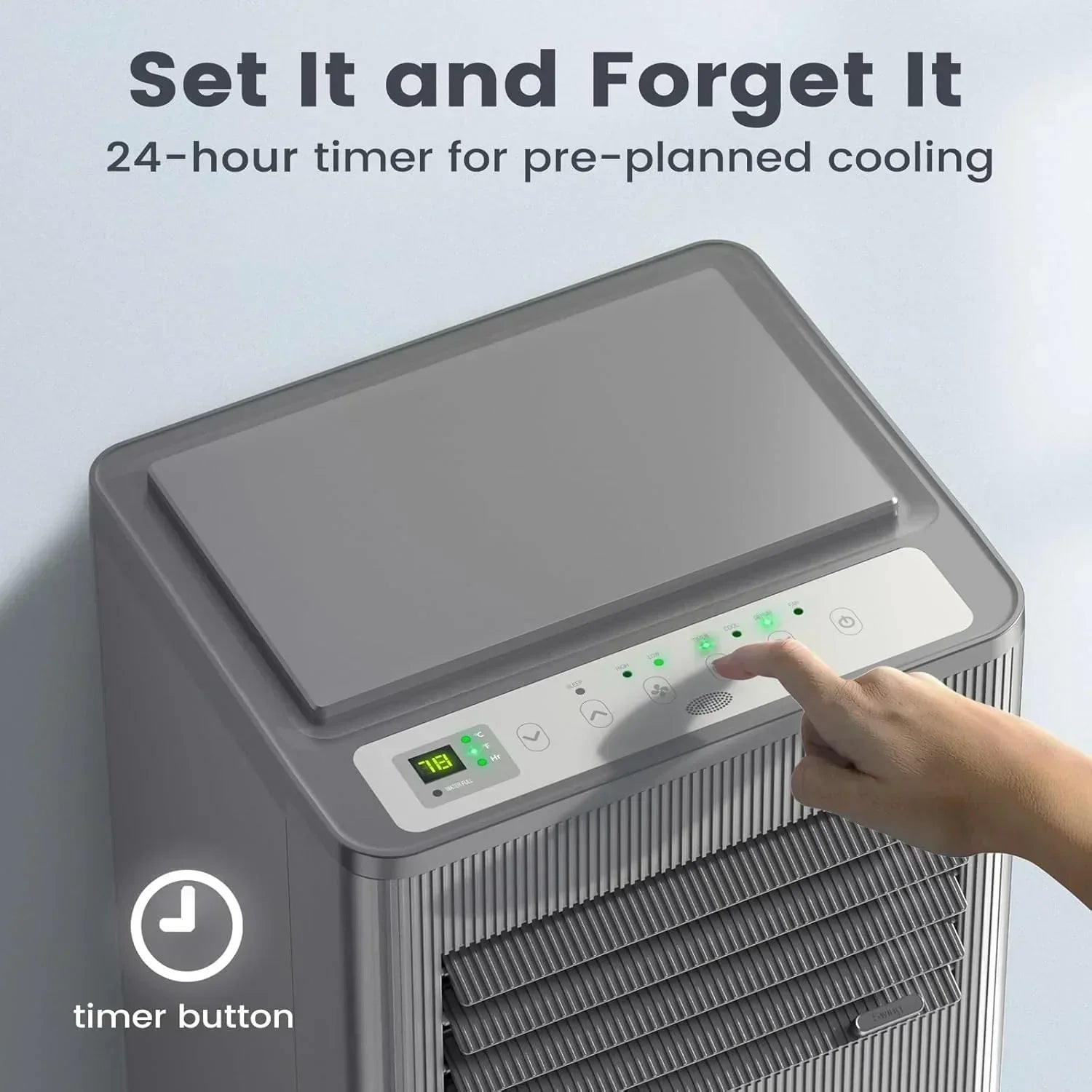 Air Choice Portable Air Conditioner 10000 BTU Air Conditioner Portable for Room Up to 450 Sq.Ft wourant