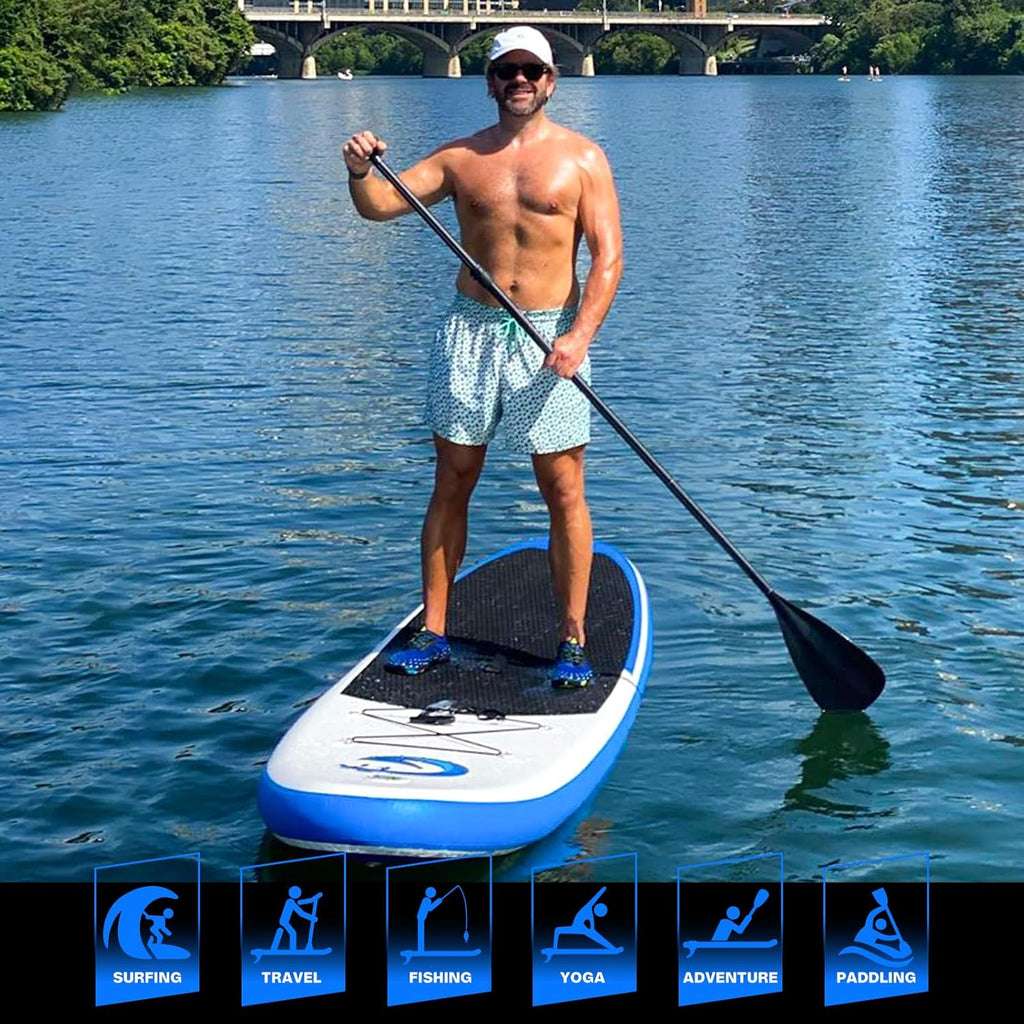 FunWater Stand Up Paddle Board Ultralight Inflatable Paddle Board with SUP Accessories wourant