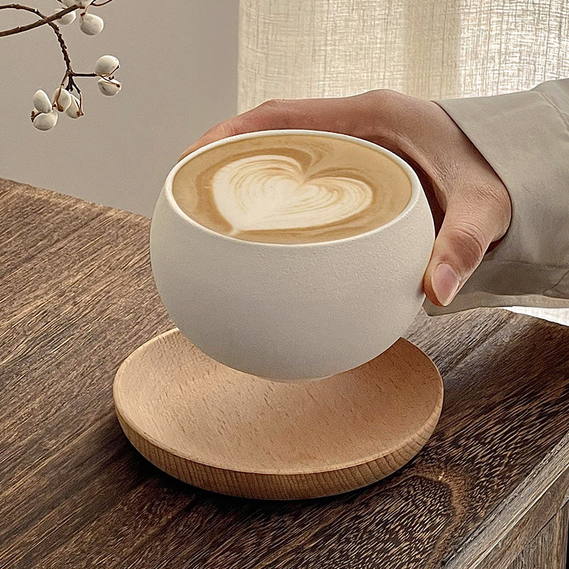 Einzigartige handgefertigte Vintage-Kaffeetasse aus Keramik, rustikale glasierte Tasse, Geschenk für Kaffeeliebhaber wourant