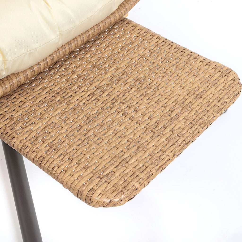 Yechen Indoor Outdoor Egg Hanging Chair Stand Patio Wicker Swing Egg Chair Swinging Chair wourant