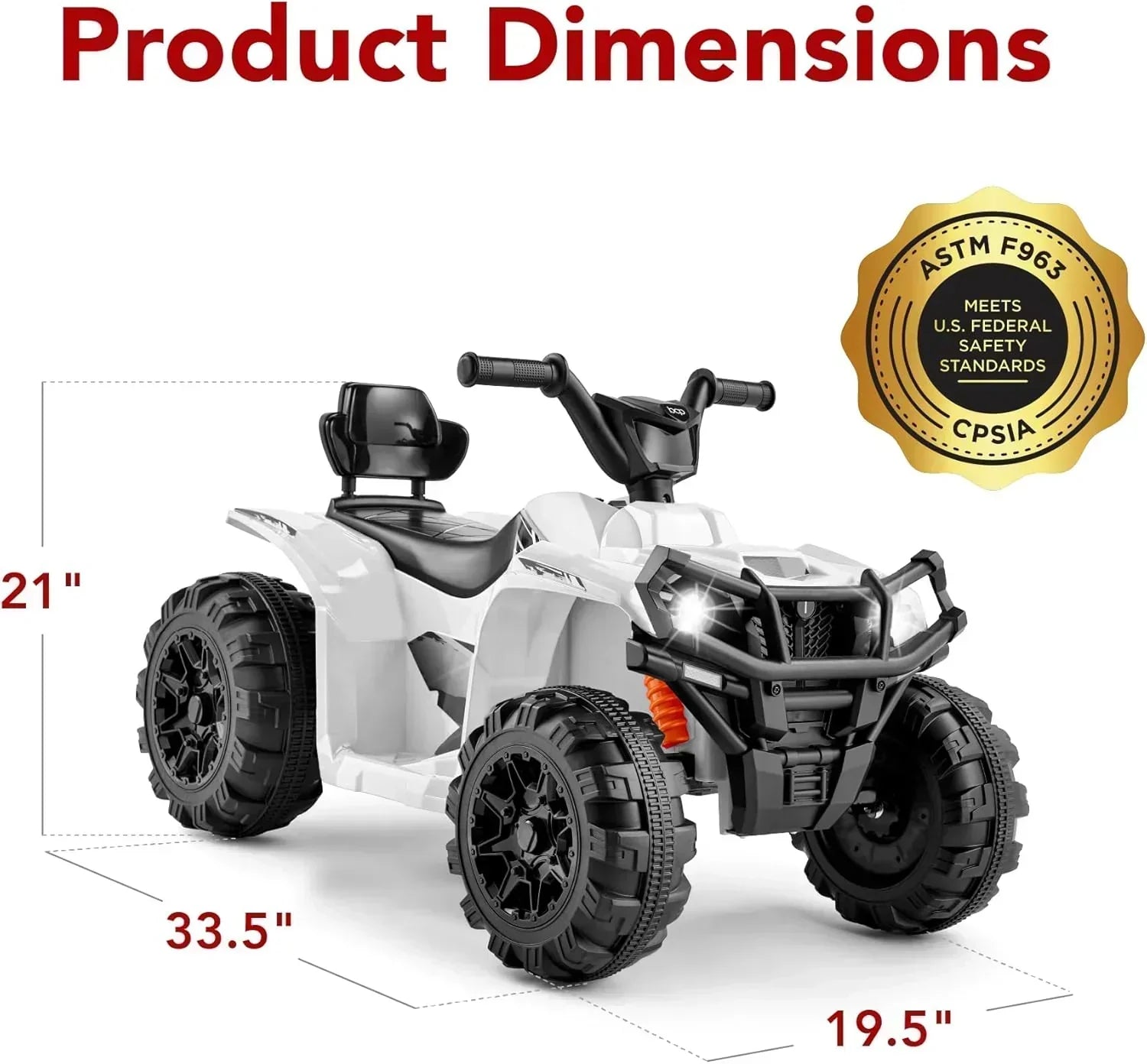 Best Choice Products 12V Kids Ride-On Electric ATV 4-Wheeler Quad Car Toy Bluetooth Audio wourant