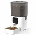 6L Single Bowl or 7L Dual Bowl Automatic Cat Feeder 1080P Camera Night Vision WiFi Two Way Audio anfaavocat