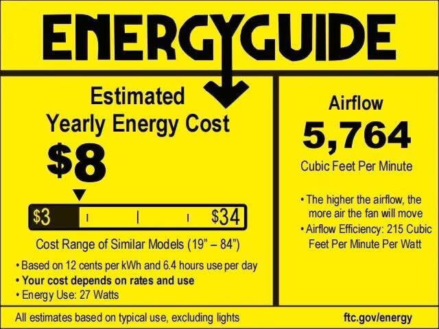 Zmishibo 72-inch large ceiling fan with lighting and remote indoor/outdoor wourant