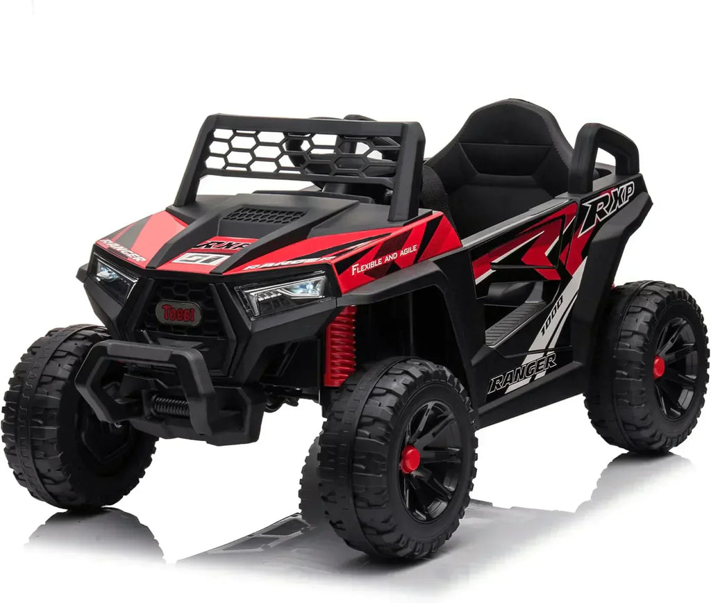 TOBBI 12V Kids Ride on Car Electric Off-Road UTV Truck with Diverse Functions Double Open Doors wourant