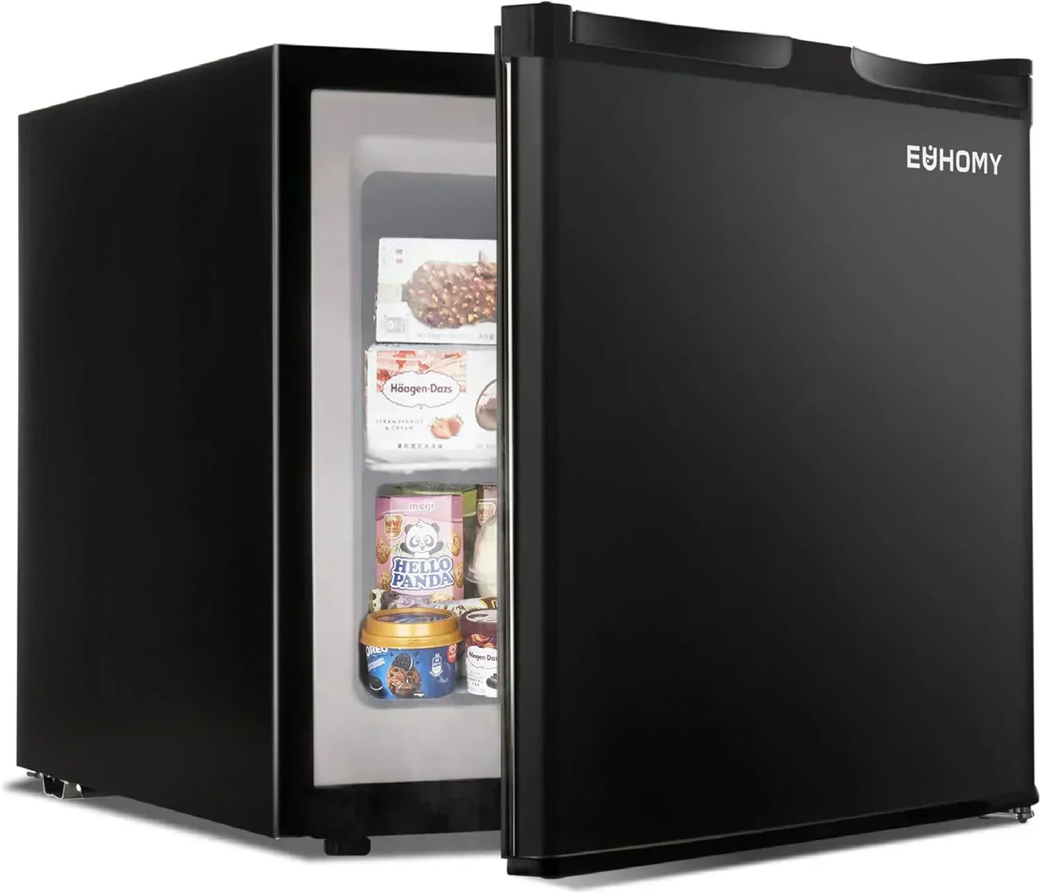 Upright freezer 3.0Cubic Feet Single Door Compact Mini Freezer with Reversible Door Small freezer wourant