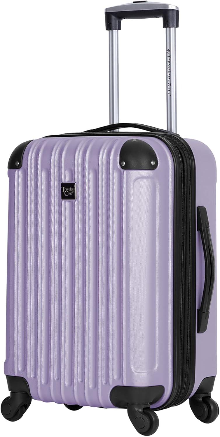 Hardside Travel Luggage Lilac Set of 4 wourant