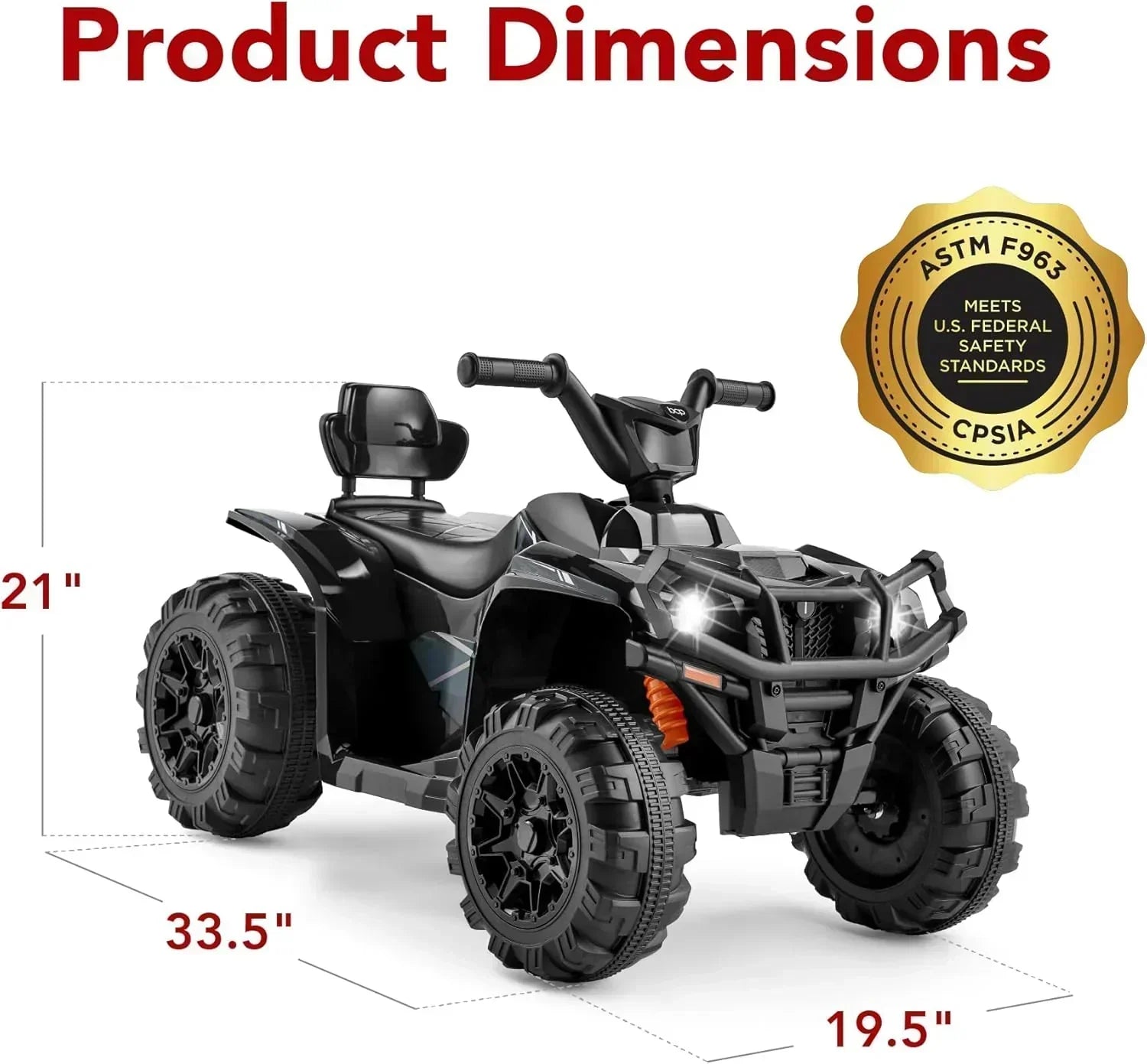 Best Choice Products 12V Kids Ride-On Electric ATV 4-Wheeler Quad Car Toy Bluetooth Audio wourant