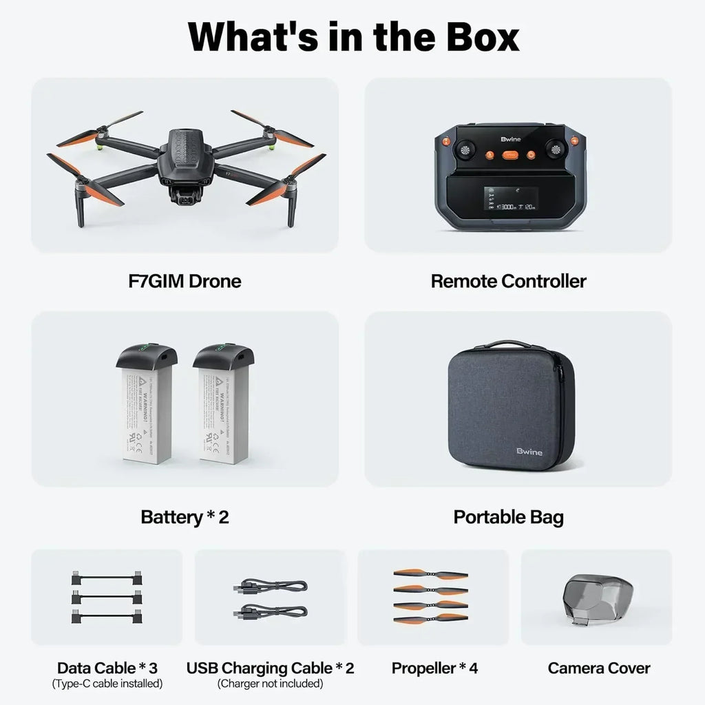 Adult-specific camera drone with 4K UHD aerial photography 3-axis gimbal 10000-foot control wourant