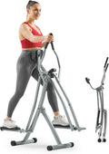 Sunny Health & Fitness Smart Air Walker Elliptical Low-Impact 30-Inch Stride Home Glider Machine wourant