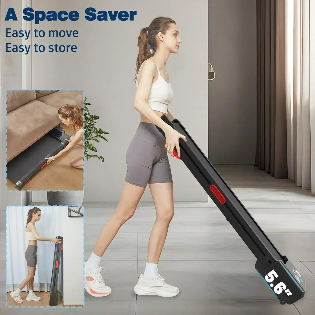 The Walking Pad treadmill features 12% 9-level automatic incline 450-pound capacity LED screen wourant