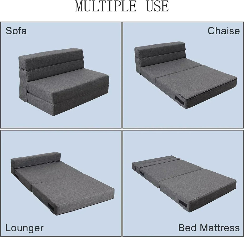 60 inch pull out sofa bed memory foam sofa with 2 pillows futon bed guest bed and pull out sofa wourant