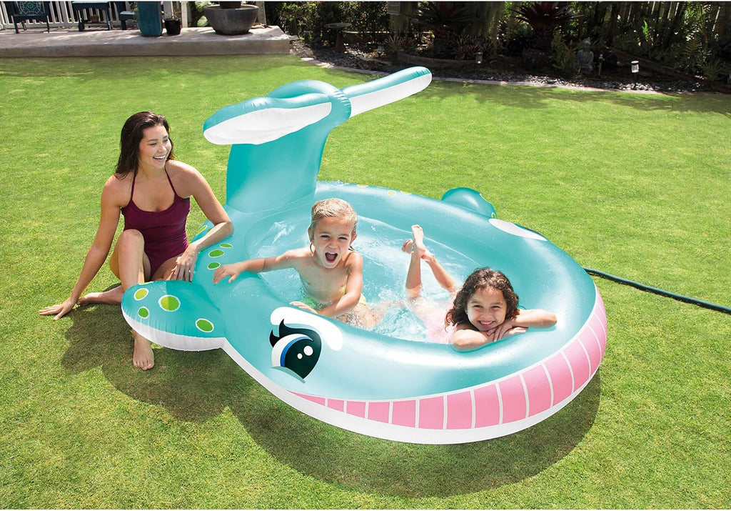 Intex 96" x 78" x 28" Inflatable Jungle Adventure Play Center Spray Kiddie Pool Water Slide wourant