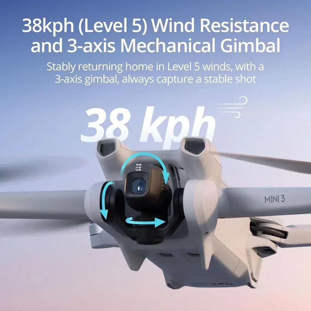 DJI Mini 3 Drones with Camera for Adults 4K 38 min Flight Time up to 32800 ft wourant