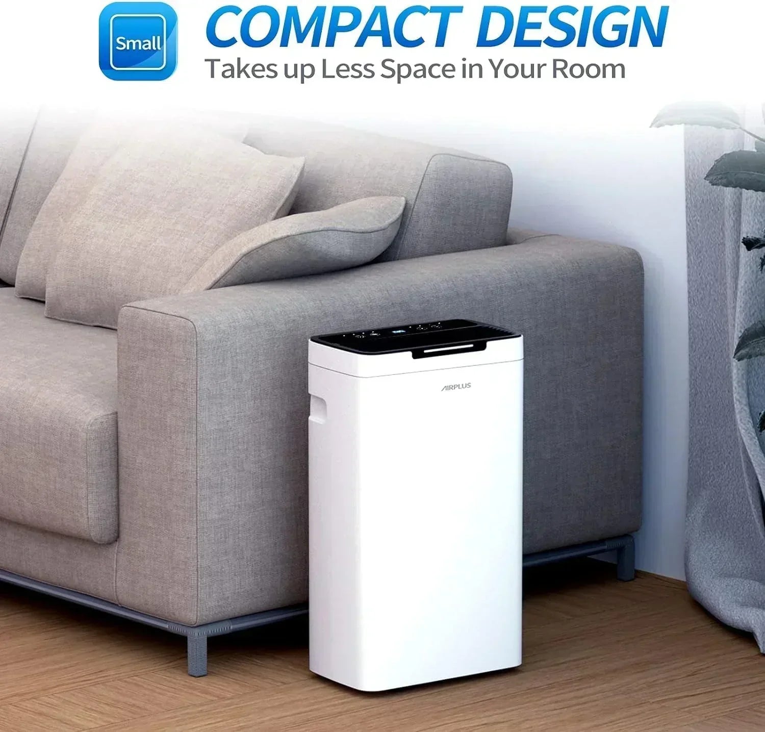 AIRPLUS 1,500 Sq. Ft Dehumidifier for Basement 30 Pints Powerful Dehumidifier for Home Large Rooms wourant