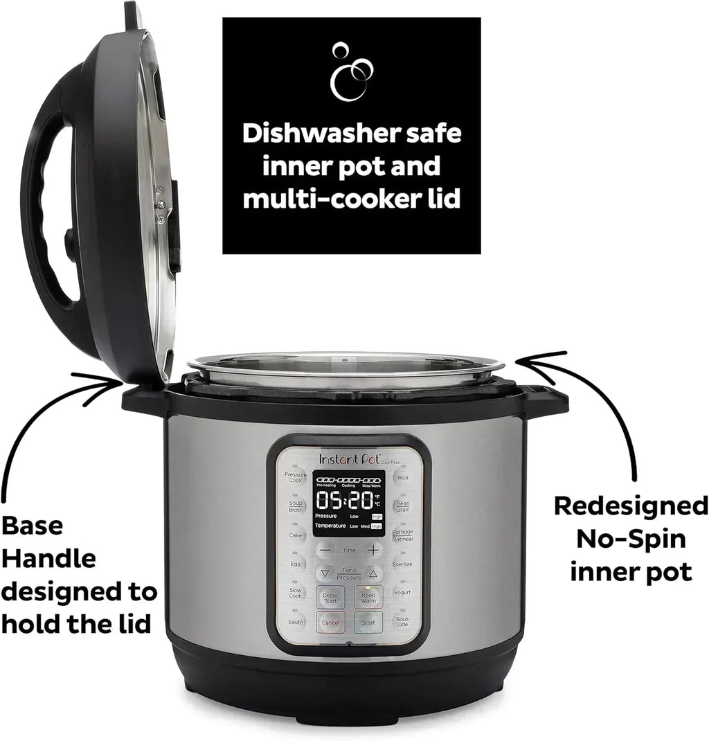 9-in-1 Multicooker Pressure Cooker Slow Cook Rice Maker Steamer Sauté Yogurt Warmer Sterilizer wourant