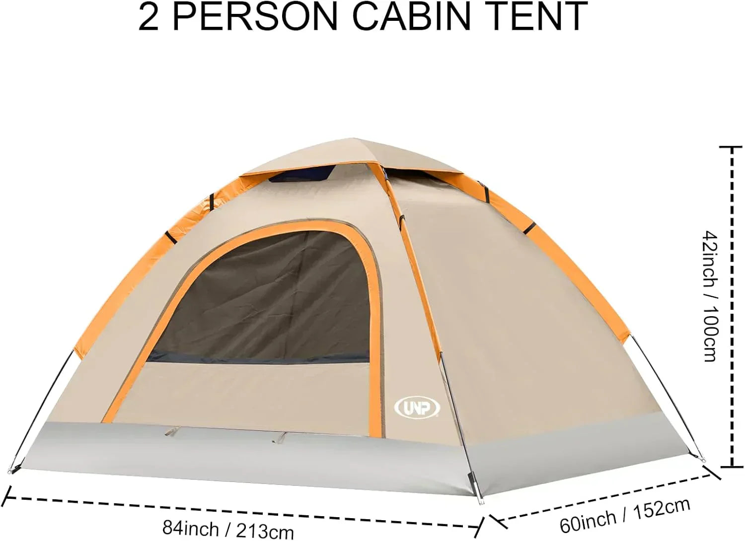 Camping Tent 2/3/4/6 Person Dome Tent Portable Camping Tent Outdoor and Backpacking Beach wourant