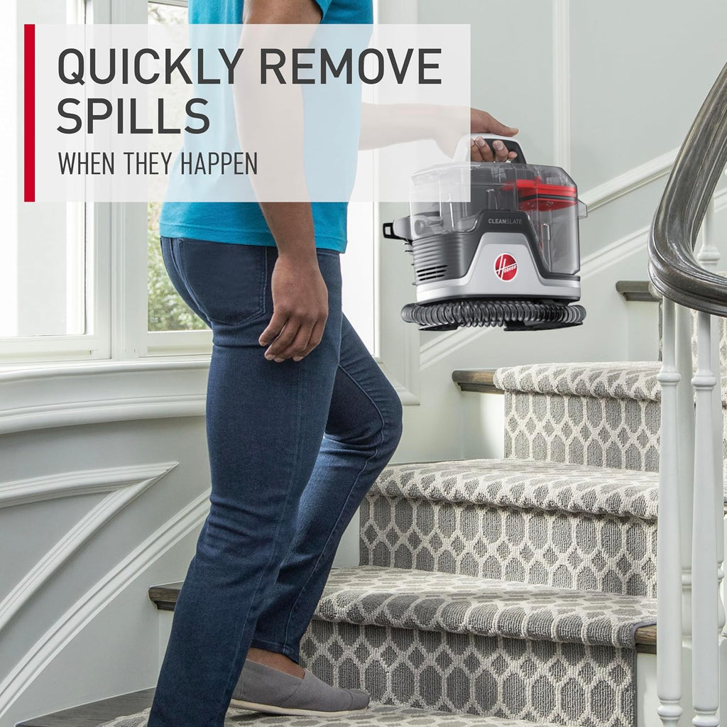 Hoover CleanSlate Plus Portable Carpet Upholstery Spot Cleaner with Powerful Suction wourant