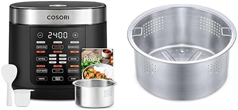 COSORI Rice Cooker 10 Cup 24h Keep Warm 18 Functions Fuzzy Logic Rice Maker wourant