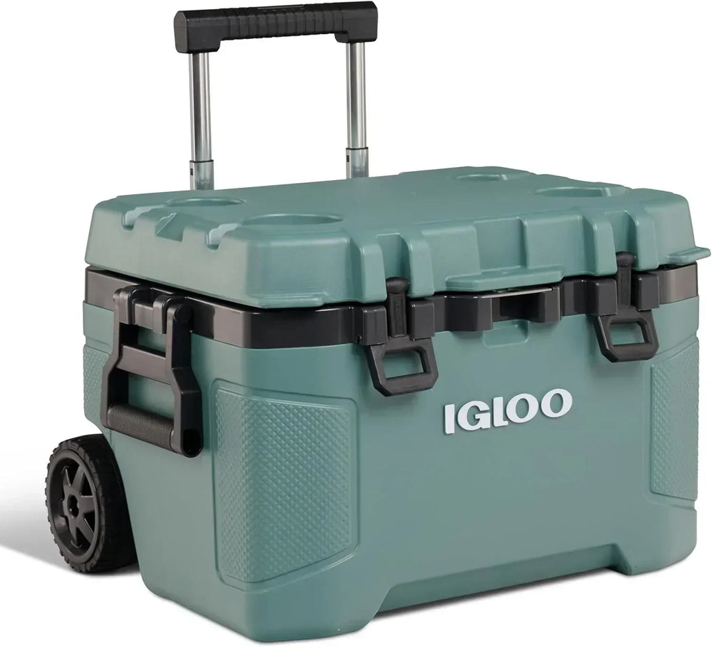 Igloo 52Qt Wheeled Cooler Insulated Hard Shell Ice Chest wourant