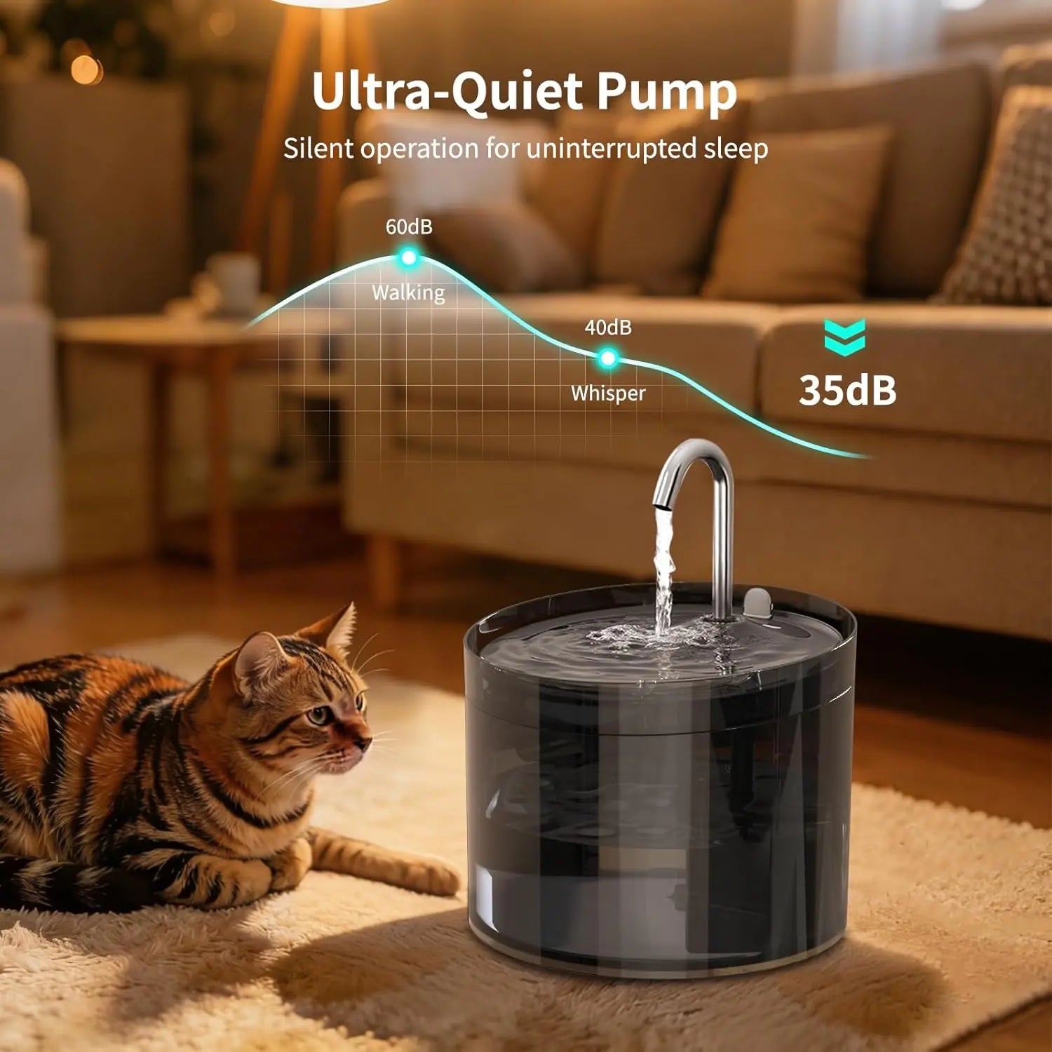 4L Cat Feeder and Water Dispenser Set with 2MP Camera WiFi App Control Single Plug anfaavocat