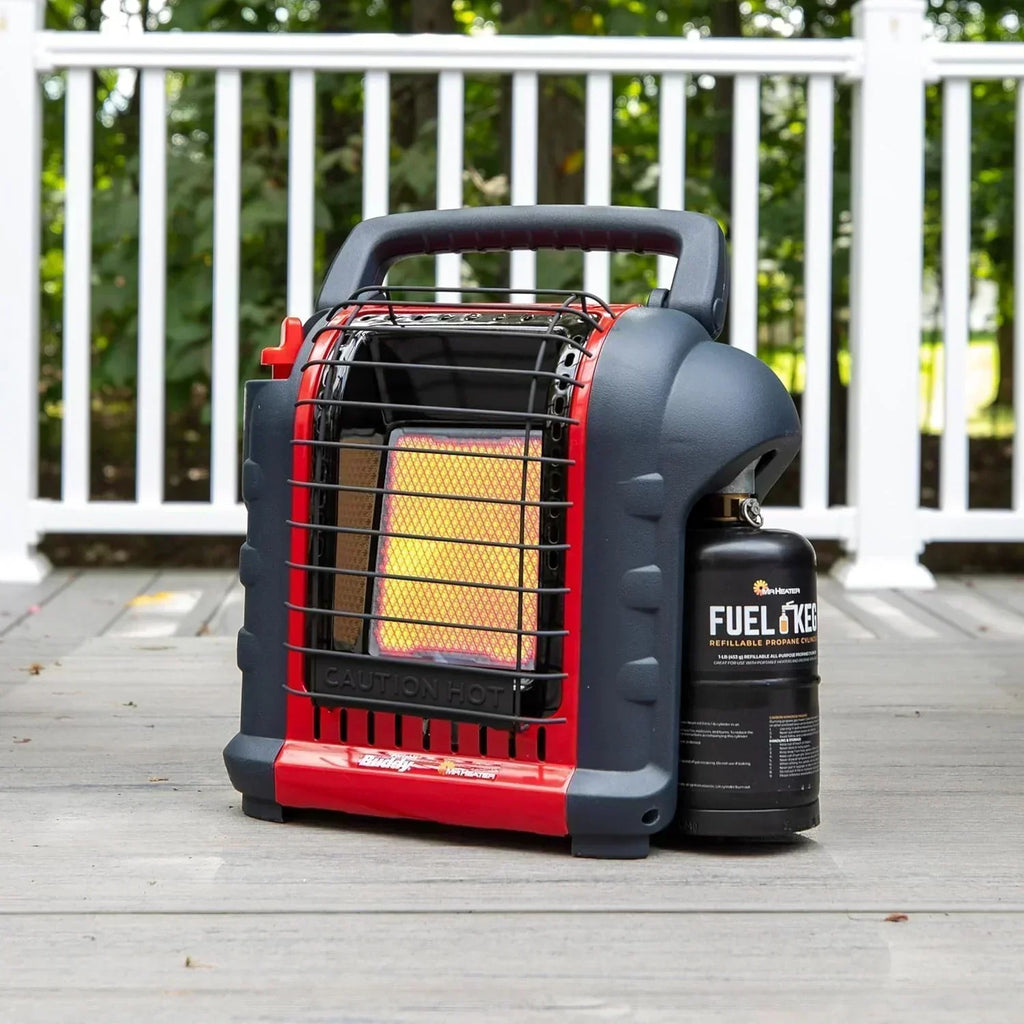 Portable Propane Radiant Heater 4000-9000 BTU for campers workshops patios and more wourant