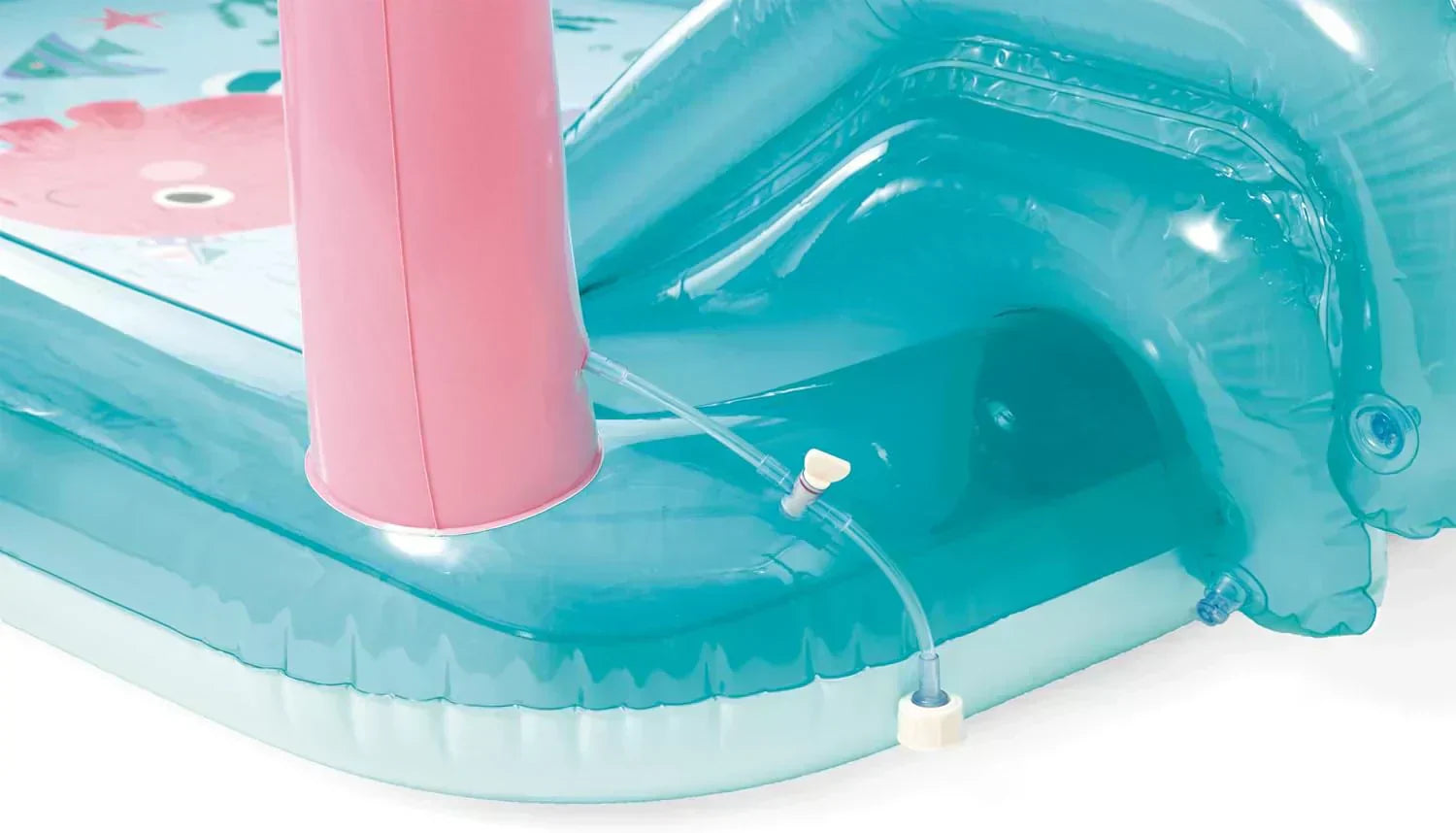 Intex 96" x 78" x 28" Inflatable Jungle Adventure Play Center Spray Kiddie Pool Water Slide wourant