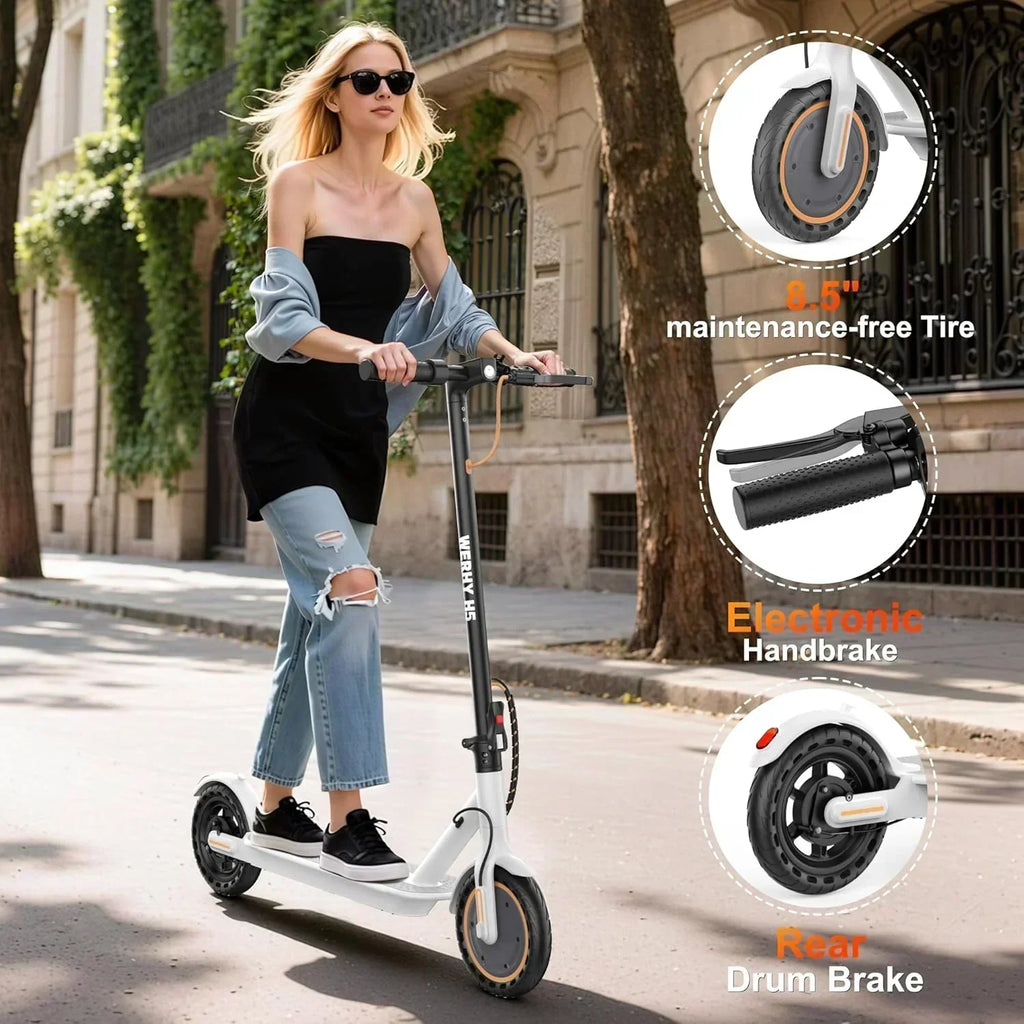 Electric Scooter 350W/500W Motor Top Speed 19/22 mph Max 16/23/28Miles Ranges Foldable E Scooter wourant