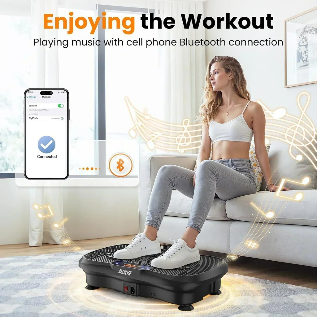 AXV Vibration Plate Fitness Platform Trainer Suitable for men and women to lose weight wourant