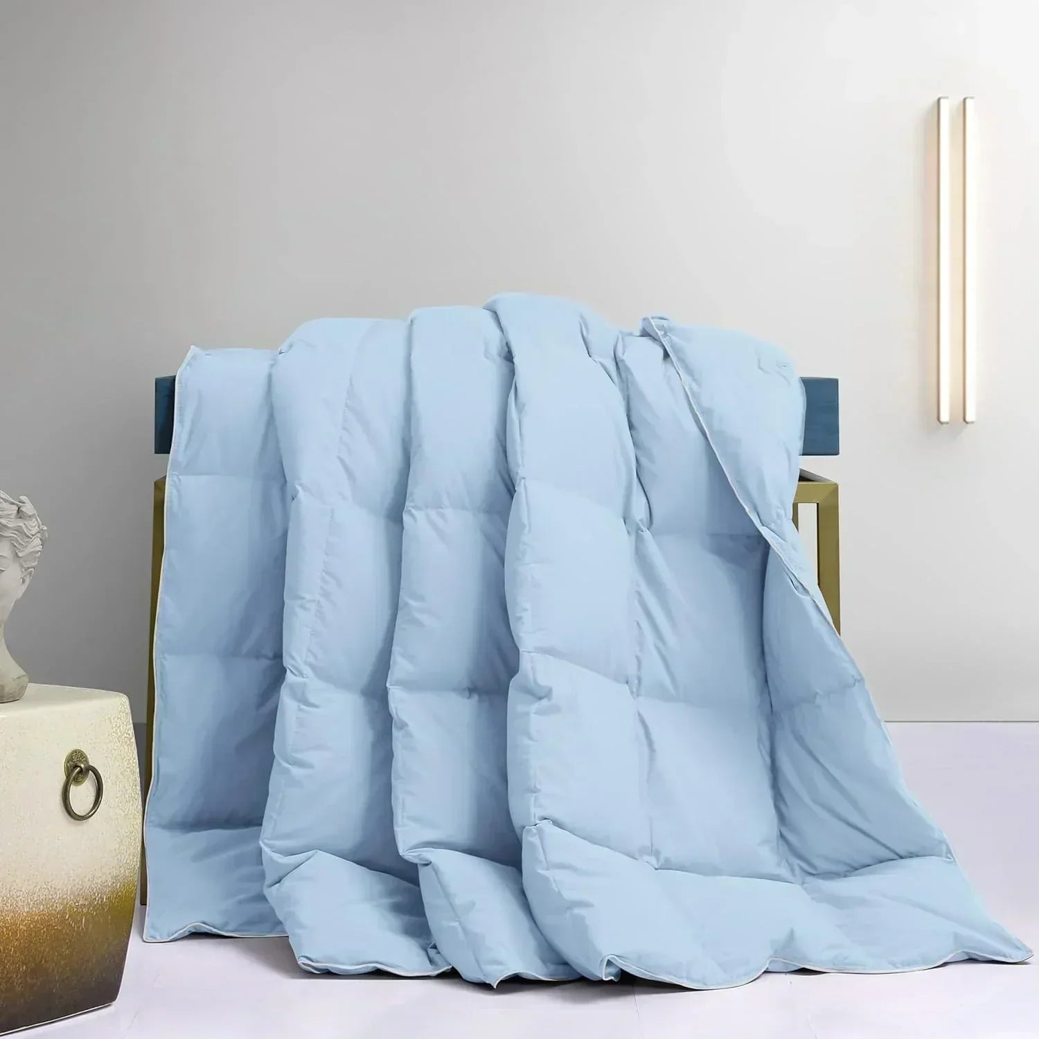 Premium Down Comforter 3D Baffle Box Design wourant